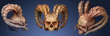 3D model Hell Skull (STL)